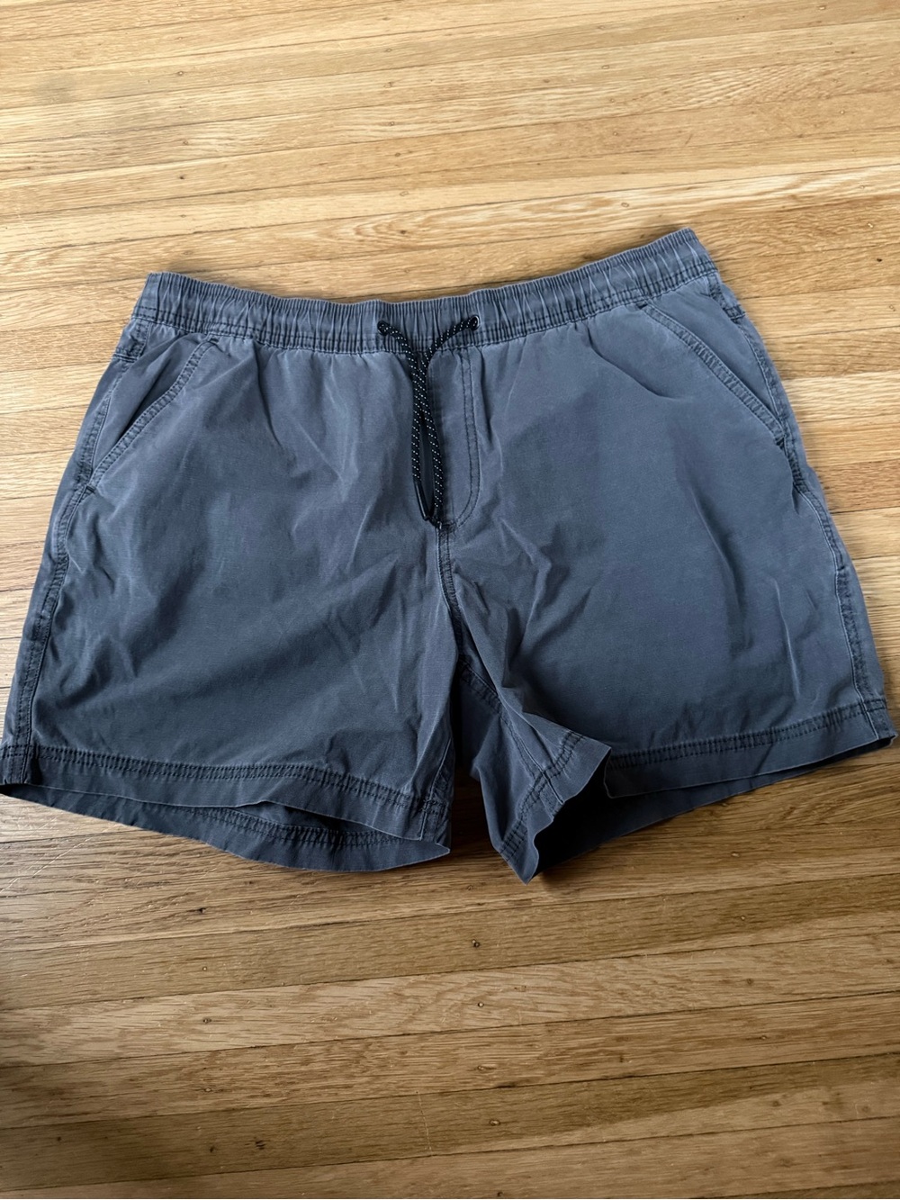 Bearbottom Men's Drawstring Casual Shorts - Slate Gray